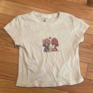 Brandy Melville Puppy Love Baby Tee🐶